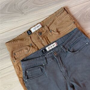 Buckle Departwest Trouper straight stretch denim pants size 30W 34L